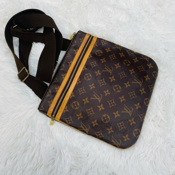 LOUIS VUITTON MONOGRAM POCHETTE BOSPHORE CROSSBODY BAG MI1006 ‼️PURGE SALE‼️ - Picture 16 of 16